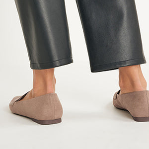 Camel Forever Comfort® Point Toe Loafers
