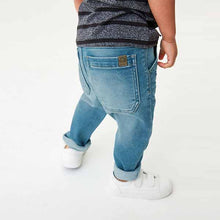 Load image into Gallery viewer, Mid Blue Denim Super Soft Pull-On Jeans With Stretch (3mths-5yrs)
