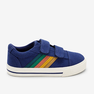 Cobalt Blue Strap Touch Fastening Shoes (Younger Boys)