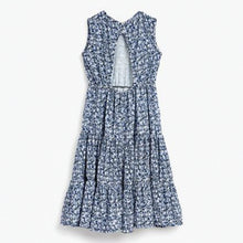 Load image into Gallery viewer, Blue Floral Tiered Maxi Dress (3-12yrs)
