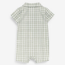 Load image into Gallery viewer, Mint Green Pyjama Single Romper (0mths-18mths)
