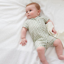 Load image into Gallery viewer, Mint Green Pyjama Single Romper (0mths-18mths)
