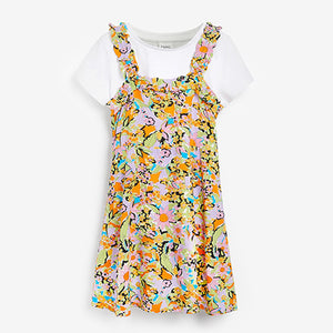 Floral Cami Dress And T-Shirt Set (3-12yrs)