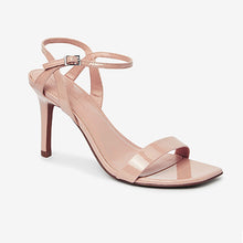 Load image into Gallery viewer, Pink Nude Forever Comfort® Strappy Skinny Heel Sandals
