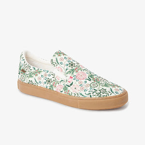 Morris & Co. Canvas Forever Comfort® Slip-On Trainers