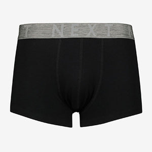 Signature Black/Silver Bambou Hipster Boxers 4 Pack