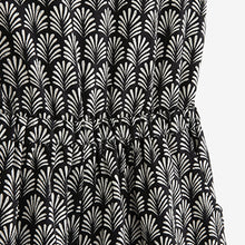 Load image into Gallery viewer, Black Printed Playsuit (3-12yrs)
