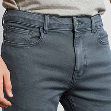 Load image into Gallery viewer, Grey Slim Fit Coloured Stretch Jeans

