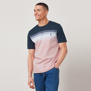 Pink Block Soft Touch T-Shirt