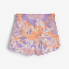 Load image into Gallery viewer, Pink/Purple Tie Dye Jersey Shorts (3-12yrs)
