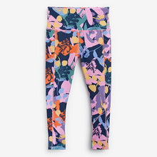 Load image into Gallery viewer, Fun Tropical Sports Leggings (3-12yrs)
