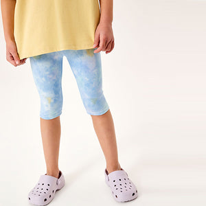 Black And White Floral Jersey Stretch Slouch Trousers (3-12yrs)