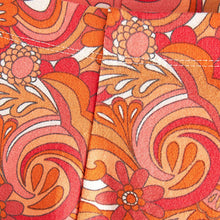 Load image into Gallery viewer, Pink/ Orange Retro Floral Crop Leggings Pack (3-12yrs)
