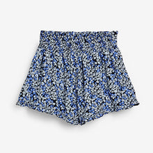 Load image into Gallery viewer, Blue Floral Print Shorts (3-12yrs)
