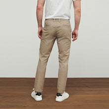 Load image into Gallery viewer, Stone Natural Elasticated Wait Stretch Chino Trousers
