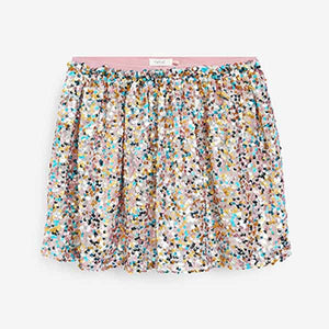 Pink and Blue Sequin Sparkle Skirt (3-12yrs)
