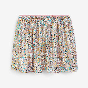 Pink and Blue Sequin Sparkle Skirt (3-12yrs)