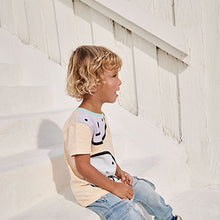 Load image into Gallery viewer, Peach Pink Smile Short Sleeve Character T-Shirt (3mths-5yrs)
