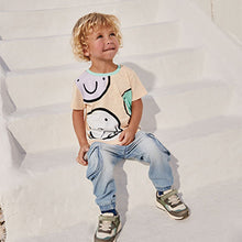 Load image into Gallery viewer, Peach Pink Smile Short Sleeve Character T-Shirt (3mths-5yrs)
