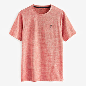 Coral Orange Stag Marl T-Shirt