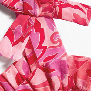 Pink Swirl Print Tie Shoulder Dress (3-12yrs)