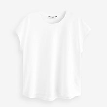 Load image into Gallery viewer, White Short Sleeve Slub T-Shirt
