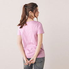 Load image into Gallery viewer, Lilac Purple Crew Neck T-Shirt
