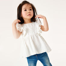 Load image into Gallery viewer, Broderie Cotton Blouse (3mths-6yrs)
