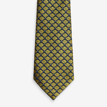 Load image into Gallery viewer, Yellow / Blue Textured Ties 2 Pack With Tie Clip
