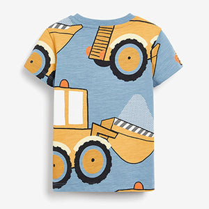 Blue Digger All-Over Printed T-Shirt (3mths-5yrs)