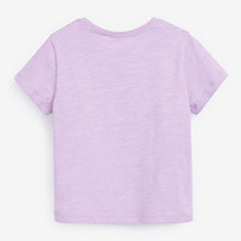 Load image into Gallery viewer, Lilac Purple Short Sleeve Cotton T-Shirt (3mths-6yrs)
