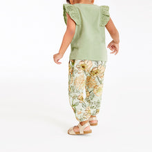 Load image into Gallery viewer, Sage Green Floral Vest (3mths-6yrs)
