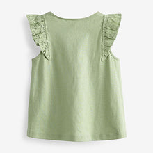 Load image into Gallery viewer, Sage Green Floral Vest (3mths-6yrs)
