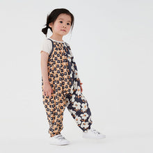 Load image into Gallery viewer, Black Floral T-Shirt &amp; Jumpsuit (3mths-6yrs)
