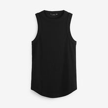 Load image into Gallery viewer, Black Racer Tank Vest Top
