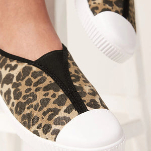 Animal Slip-On Canvas Shoes