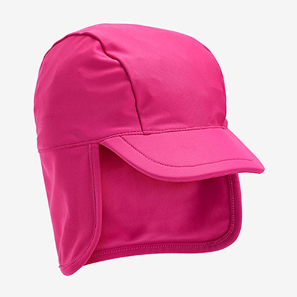 Bright Pink Swim Legionnaire Hat (3mths-6yrs)