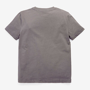 Charcoal Grey Plain T-Shirt (3-12yrs)