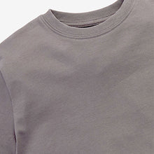 Load image into Gallery viewer, Charcoal Grey Plain T-Shirt (3-12yrs)
