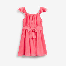 Load image into Gallery viewer, Coral Pink Chiffon Party Dress (3-12yrs)
