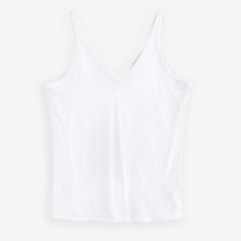 Load image into Gallery viewer, White Sleeveless Vest Top
