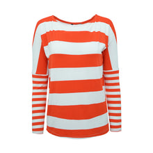 Load image into Gallery viewer, Red Stripe Long Sleeve T-Shirt
