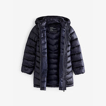 Load image into Gallery viewer, Navy Blue Shower Resistant Padded Coat (3-12yrs)
