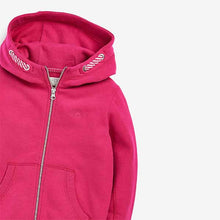 Load image into Gallery viewer, Pink Zip Through Hoodie (3-12yrs)
