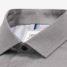 Load image into Gallery viewer, Grey Print Stripe Slim Fit Single Cuff Shirts 3 Pack
