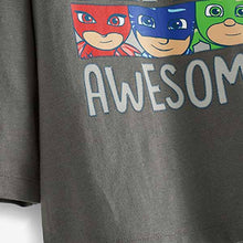 Load image into Gallery viewer, Charcoal Grey PJ Masks Long Sleeve T-Shirt (3mths-5yrs)
