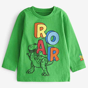 Green Rex Toy Story Long Sleeve T-Shirt (3mths-5yrs)