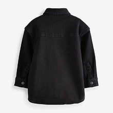 Load image into Gallery viewer, Black Long Sleeve Denim Shirt (3mths-5yrs)
