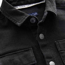 Load image into Gallery viewer, Black Long Sleeve Denim Shirt (3mths-5yrs)
