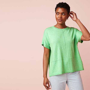 Green Speckled Short Sleeve T-Shirt